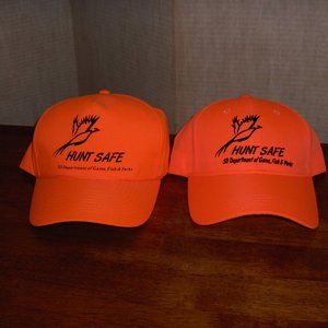 Lot of 2 Hunt Safe Caps,